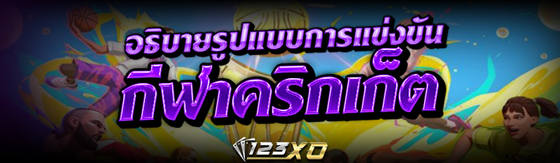 อธิบายรูปแบบการแข่งขัน กีฬาคริกเก็ต